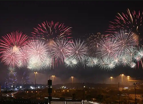 廉江市焰火晚会